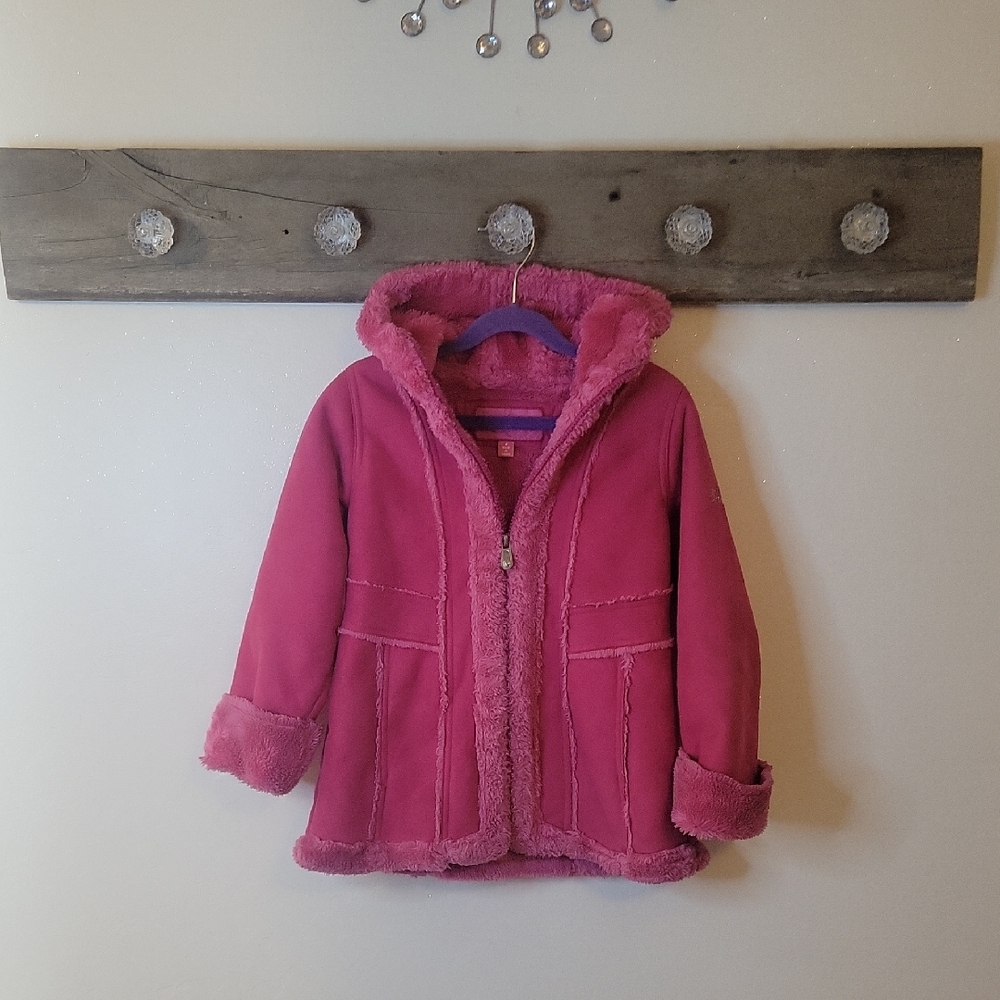 Hemisphere Pink Kids Jacket with Hood SZ 4